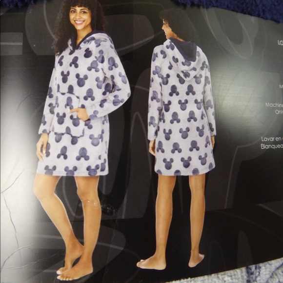 Disney | Intimates & Sleepwear | Disney Mickey Mouse Hooded Lounger ...